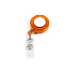 PORTA GAFETE TRANSLÚCIDO NARANJA DK-052O ( DK-052 - DK052 -  )