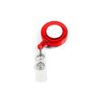 PORTA GAFETE TRANSLÚCIDO ROJO DK-052R ( DK-052 - DK052 -  )