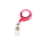 PORTA GAFETE TRANSLÚCIDO ROSA DK-052RS ( DK-052 - DK052 -  )