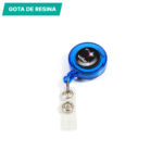 PORTA GAFETE TRANSLÚCIDO ROSA DK-052RS ( DK-052 - DK052 -  ) - Imagen 2