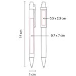 BOLÍGRAFO PLANET ROJO ECO 010 R (CARTÓN - PLÁSTICO) - Imagen 2