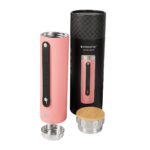 TERMO ICONIC ROSA ELM 002 P (ACERO INOXIDABLE - BAMBÚ - SILICÓN) - Imagen 4