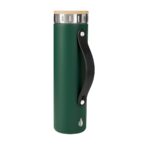 TERMO ICONIC VERDE ELM 002 V (ACERO INOXIDABLE - BAMBÚ - SILICÓN)