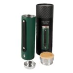 TERMO ICONIC VERDE ELM 002 V (ACERO INOXIDABLE - BAMBÚ - SILICÓN) - Imagen 4