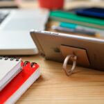 ANILLO METÁLICO PORTA CELULAR NEGRO EX-062N ( EX-062 - EX062 -  ) - Imagen 4