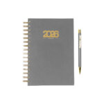 AGENDA DIARIA BERNETTI GRIS EX-082G ( EX-082 - EX082 - AGENDAS )