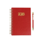 AGENDA DIARIA BERNETTI ROJO EX-082R ( EX-082 - EX082 - AGENDAS )
