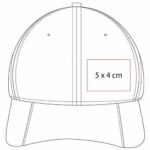 GORRA AVADI NEGRO GEP 006 N (POLIÉSTER) - Imagen 2