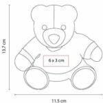 OSO TEDDY BEAR AZUL GM 040 A (PELUCHE) - Imagen 3