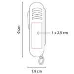 MINI NAVAJA BULLET PLATA HER 06 (METAL) - Imagen 5