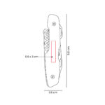 HER 067 N - NAVAJA SMEATON (NEGRO - METAL) - Imagen 4