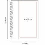 LIBRETA ALESA MORADO HL 010 M (CURPIEL) - Imagen 2