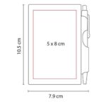 BLOCK DE NOTAS CON BOLÍGRAFO BLANCO HL 2720 B (PLÁSTICO) - Imagen 2