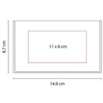 ESTUCHE CON PORTA NOTAS NEGRO HL 6655 (PLÁSTICO) - Imagen 3