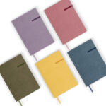 HL 9048 M - LIBRETA BLID MORADO (MORADO - POLIESTER SUAVE AL TACTO (PIEL DE DURAZNO) - CARTONCILLO RIGIDO - PAPEL) - Imagen 5