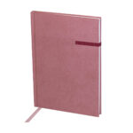 HL 9048 P - LIBRETA BLID ROSA (ROSA - POLIESTER SUAVE AL TACTO (PIEL DE DURAZNO) - CARTONCILLO RIGIDO - PAPEL)