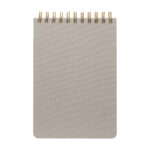 HL 9061 G - LIBRETA LATKA GRIS (GRIS - TELA TIPO LINO - PAPEL) - Imagen 2