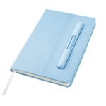 HL 9064 A - LIBRETA LYRIKA AZUL (AZUL - CURPIEL - PAPEL - PLASTICO)