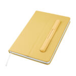 HL 9064 Y - LIBRETA LYRIKA AMARILLO (AMARILLO - CURPIEL - PAPEL - PLASTICO)