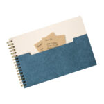 HL 9067 A - LIBRETA APPEL AZUL (AZUL - CARTON - PAPEL 80% ALGODON - ESPIRAL METALICO) - Imagen 2