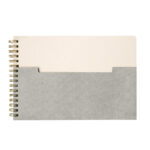HL 9067 G - LIBRETA APPEL GRIS (GRIS - CARTON - PAPEL 80% ALGODON - ESPIRAL METALICO) - Imagen 2