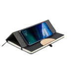 LIBRETA PAULO GRIS HL 9080 G (CURPIEL - BAMBÚ) - Imagen 2