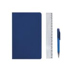 SET DE LIBRETA NODI AZUL HL 9085 A (CURPIEL LIBRETA - PLÁSTICO BOLÍGRAFO - PVC BOLSA)