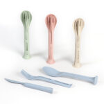 SET DE CUBIERTOS BEKASI AZUL CLARO HM-065A ( HM-065 - HM065 - CUBIERTOS,ALIMENTOS ) - Imagen 2