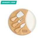 SET DE QUESOS RIZZUTO BLANCO HM-100B ( HM-100 - HM100 - COCINA,TABLAS,TABLAS DE QUESO Y SETS DE VINO ) - Imagen 2