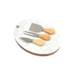 SET DE QUESOS PIKINE BLANCO HM-108B ( HM-108 - HM108 - TABLAS,TABLAS DE QUESO Y SETS DE VINO ) - Imagen 2