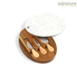 SET DE QUESOS PIKINE BLANCO HM-108B ( HM-108 - HM108 - TABLAS,TABLAS DE QUESO Y SETS DE VINO )