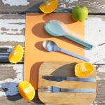 JUEGO LACHY AZUL ACERO HM-165A ( HM-165 - HM165 - CUBIERTOS ) - Imagen 6