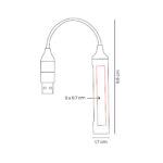 HUB 013 S - CONCENTRADOR DE PUERTOS HALT (PLATA - ALUMINIO - PLASTICO) - Imagen 5