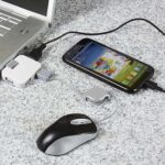 HUB DE 4 PUERTOS USB LACERTA BLANCO HUB 09 B (PLÁSTICO) - Imagen 3