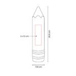 INF 013 Y - ESTUCHE URAL AMARILLO (AMARILLO - PLASTICO) - Imagen 2