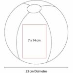 PELOTA DE PLAYA NEGRO INF 015 N (PLÁSTICO) - Imagen 3