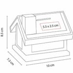 ALCANCÍA CASITA BLANCO TRASLUCIDO INF 030 B. (PLÁSTICO) - Imagen 3