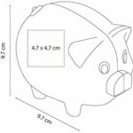 ALCANCÍA PUERQUITO AMARILLO TRASLUCIDO INF 040 Y (PLÁSTICO) - Imagen 2