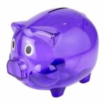 ALCANCÍA PUERQUITO MORADO TRASLUCIDO INF 040 M (PLÁSTICO)