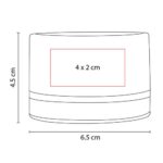 CUBILETE CON DESTAPADOR NEGRO JM 022 N (PLÁSTICO - METAL) - Imagen 4