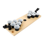 MINI PONG JERICO MADERA JM 065 (MADERA BASE - PLÁSTICO VASOS) - Imagen 6