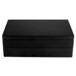 SET DE JUEGO HOFUF NEGRO JM 075 N (MADERA ESTUCHE - PLÁSTICO FICHAS Y DADOS) - Imagen 3