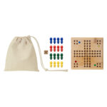 JM 115 BE - MINI JUEGO AKBAR BEIGE (BEIGE - CANVAS - BAMBU) - Imagen 2