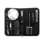 KIT 055 N - KIT DE VIAJE BARRETT NEGRO (NEGRO - CURPIEL ESTUCHE - METAL Y PLASTICO ACCESORIOS) - Imagen 2