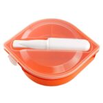 LONCHERA BENTO NARANJA KTC 008 O (PLÁSTICO)