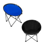 SILLA RUNDA AZUL KTC 034 A (POLIÉSTER SILLA - ACERO ESTRUCTURA) - Imagen 5