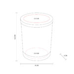 BLANCO KTC 560 B (VIDRIO - PARAFINA - BAMBÚ) - Imagen 3