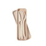 SET DE CUBIERTOS THAI BEIGE KTC 590 BE (PLÁSTICO - FIBRA DE TRIGO) - Imagen 2