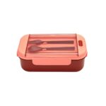 PORTAVIANDAS CHIZU ROJO KTC 604 R (PLÁSTICO) - Imagen 2