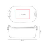 KTC 607 BE - LONCHERA MAKAN BEIGE (BEIGE - PLASTICO - BAMBU) - Imagen 4